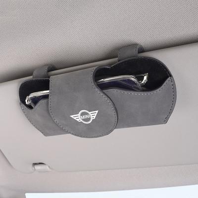 Car Glasses Case Sunglasses Storage Box Clip For BMW Mini Cooper Countryman Clubman R55 R56 R60 F54 Auto Interior Accessories
