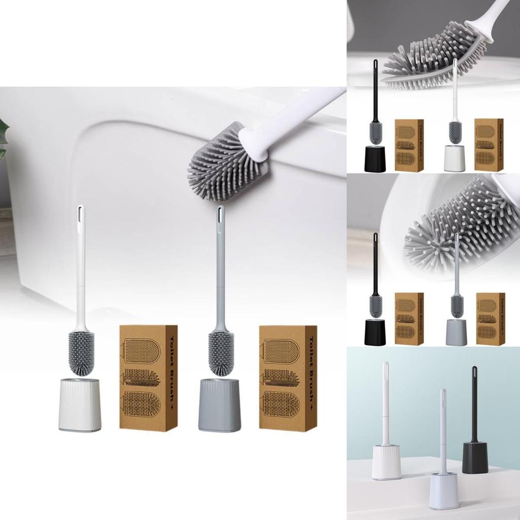 Modern Detachable Multifunctional Toilet Brush Set Home Long Handle Leakproof Bathroom Cleaner