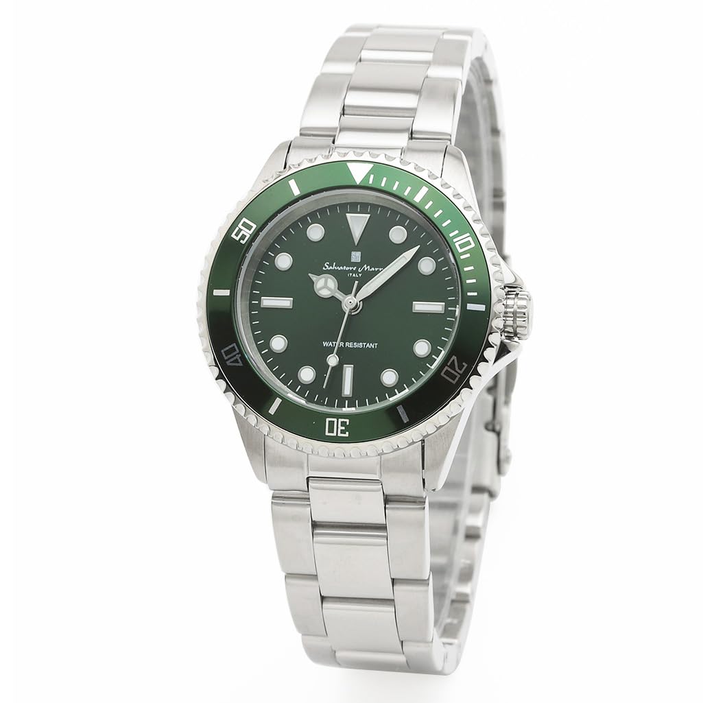 

Genuine Salvatore Marra watch Salvatore Marra 5 ATM water resistant Japanese quartz metal belt SSGR SM19154-SSGR [item]
