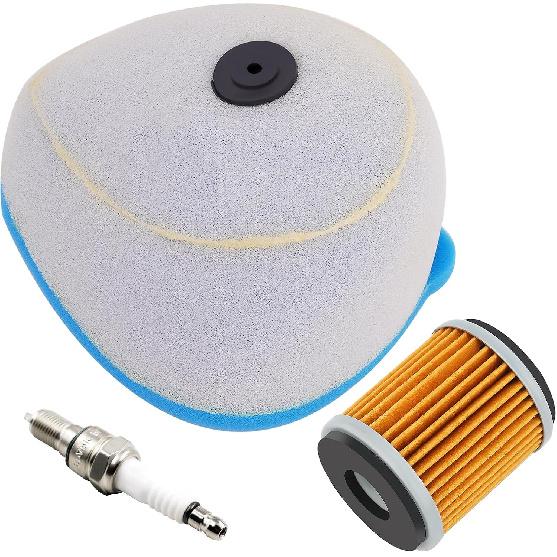 Road Passion Air Filter & Oil Filters & Spark Plugs Tune Up Kits Compatible with Yamaha YZ250F YZ450F WR250 WR450F YFZ450