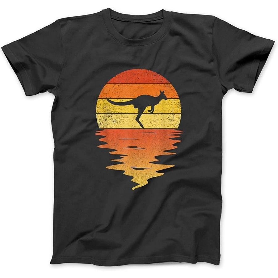 

Kangaroo Animals Shirt Retro Sunset 70s Vintage Kangaroo T-Shirt NDSP1 Mens Womens Sweatshirt Hoodie Longsleeve Gift 111 Black XXXXXL різнокольоровий