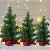 Seasonal Holiday Checkered Christmas Tree Ornament with Multiple Sizes 20cm 30cm & 40cm for Home and Office Decor