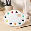 Durable Artist Palette Paint Palette, Ten-hole Color Mixing Tray, Thickened Student Painting Tools Plastic Art Supplies, for Watercolor Acrylic