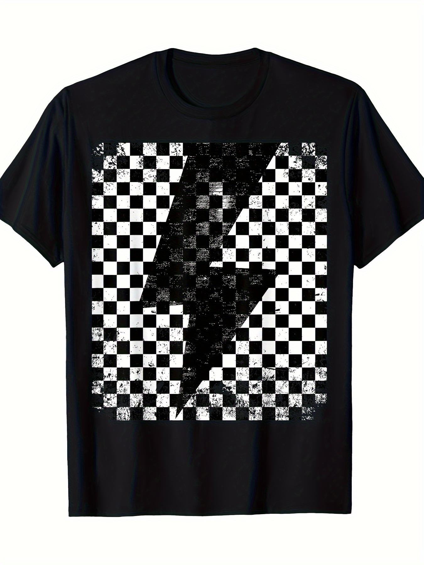 Glitter Graphic T-shirt - 100% Cotton Crew Neck Short Sleeve S