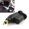 Dual USB Charger DIN Cigarette Lighter Socket for BMW Triumph Hella Motorcycle