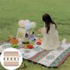 Carrying Handle Beach Blanket Large Size Outdoor Picnic Mat Waterproof Picnic Blanket  Barbecues