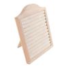 Walnut Wood Multiple Rings Display Stand Sturdy Structure Ideal For Jewelry Shops And Exhibitions