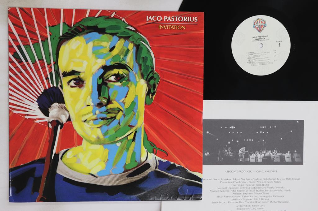 LP-skiva JACO PASTORIUS - Invitation 123876 WARNER BROS 1983 US Jazz Begagnad