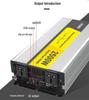 2500W 12V To 220V Pure Sine Wave Inverter with Charger for Solar/Car/UPS, High Efficiency, Energy Saving