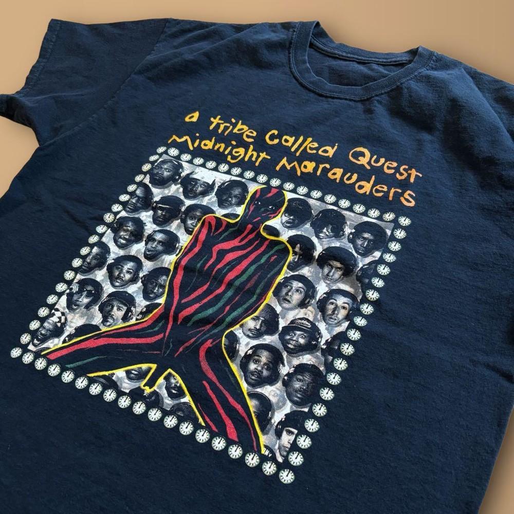 

90s Rare A Tribe Called Quest band Basic Style Black T shirt Reprint NH19757 Unisex T-Shirt XXXXL