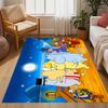 Tappeti Antiscivolo a Tema Avventura della Famiglia Moomin - Arredamento per la Casa in Poliestere, Adatti per Camere da Letto, Soggiorni, Ingressi, Studi e Decorazioni