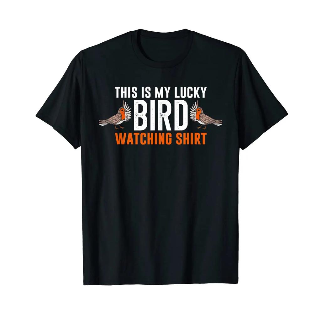 Bird Photograph Hobby Watcher T Shirt Vintage Washed Unisex Stretched Versatile Slightly Top For Everyday Wear Fashion Homme