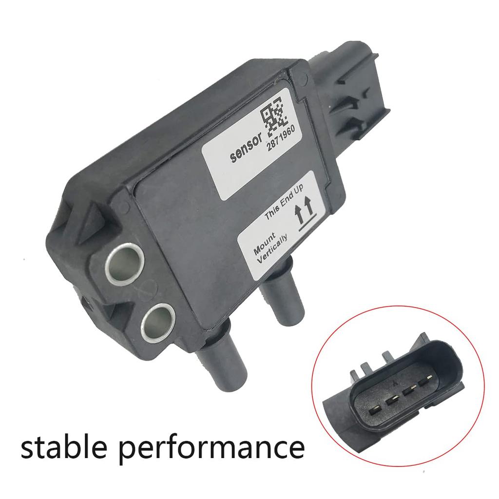 KEEPTOP 2871960 DPF Pressure Sensors Exhaust Gas Differential Pressure Sensor Compatible with Cummins Freightliner Cascadia CAT Coronado M2 106 112
