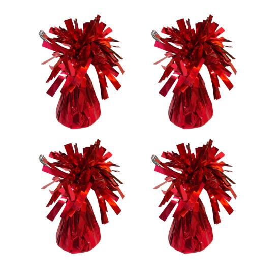 4Pcs Golden Metallic Balloon Weights Holder Reusable Non-Slip Balloons Pendants Graduation Party Christmas Wedding Decoration