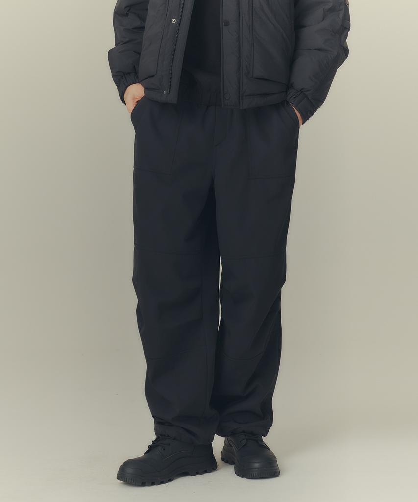 MINDBRIDGE [Warm] Nylon Bonded Parachute Full Elastic Waist Pants - 2 Colors Mypt7140