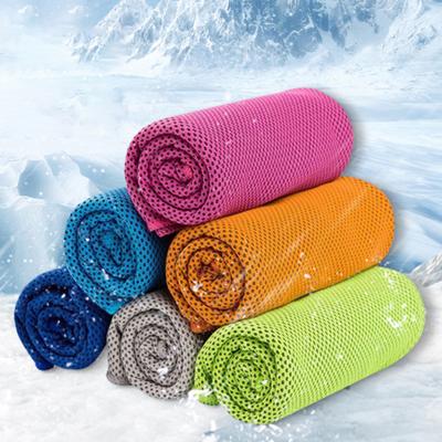 Cooling Towel Quick Dry High Density Strong Evaporation Sweat Absorption Polyester Sports Cold Feeling Towel Fitness Use