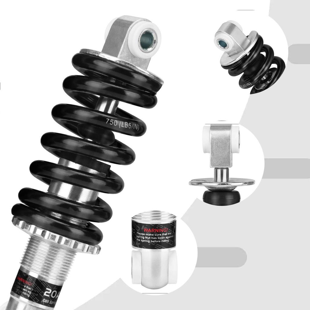 Amortiguador de Resorte 150mm 160mm 155mm Exa Form Mtb Suspensión Trasera de Muelle Amortiguador de Compresión Para Patinete Bicicleta Eléctrica de Montaña
