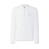 FILA Fitness Fashionable Versatile Sports Leisure Knitted Long Sleeve T-Shirt Men Tops Starlight-White A11M511214F-WT