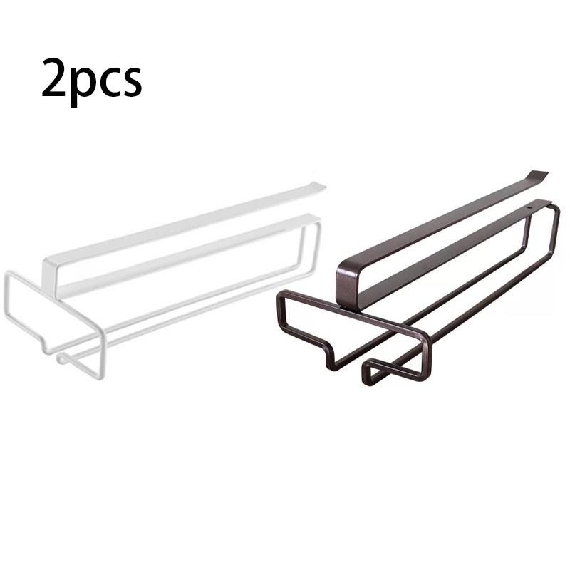 1/2Pcs Upside Down Red wine Glass Cup Holder Under Cabinet Display Racks Kitchen Wine Glass Rack Suspension type Storage Shelfs