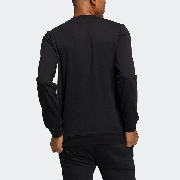 Adidas Neo Essentials Branded Sweatshirt Men Tops Black HD4691