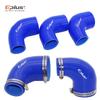 Blue Silicone Tubing Hose 90 Degrees Big To Small Connector Universal Car Intercooler Turbo Intake Pipe Coupler Multi Size