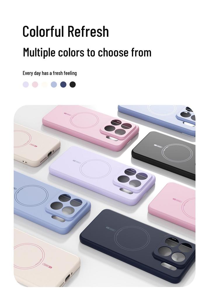 Xiaomi MI 15/15S Pro Magnetic Liquid Silicone Phone Case