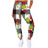 Women's Fashion Sport Printed Drawstring Pocket Casual Sweatpants Pants