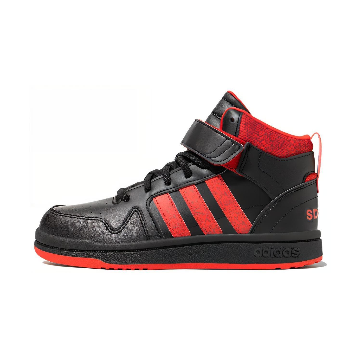 (PS) adidas Neo Postmove Mid Shoes Black Red Kids IE4245 EU 29