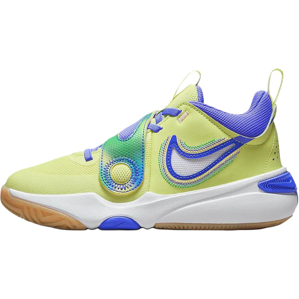 New Nike Team Hustle D11 SE PS 'Luminous Green Ultramarine' FN6676-300