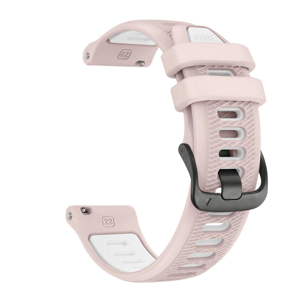 Two-tone Silicone Watch Strap For Garmin Forerunner 265 255 Music 570 47mm/Venu 4 3 2 45mm/Vivoactive 4 Watch SmartWatch bands