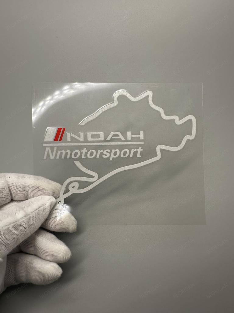 Noah Fuel Filler Cover Sticker Rear Glass Rear 70 Series