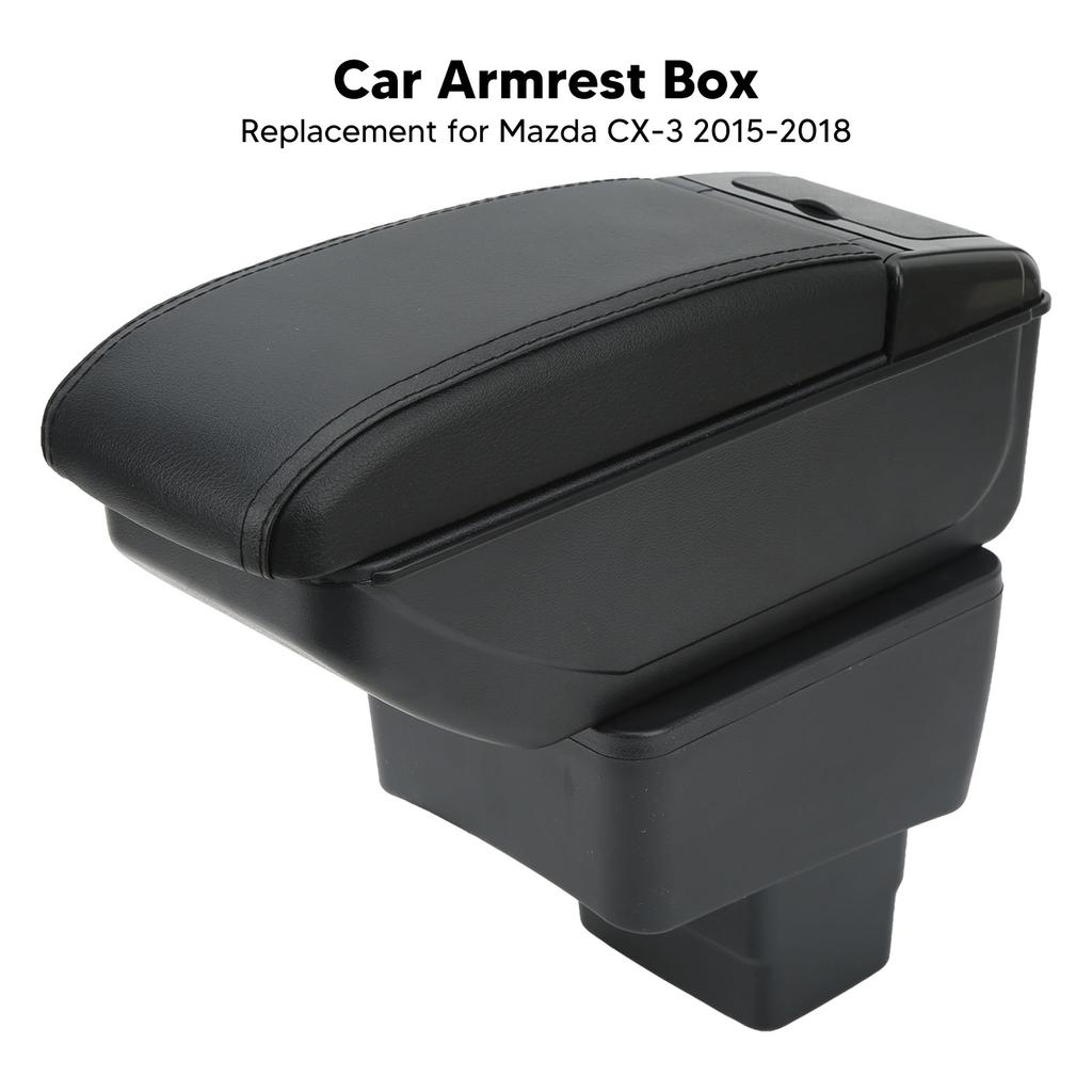 Car Armrest Box Interior Front Center Console Styling Storage Box Replacement for Mazda CX‑3
