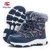 Happy Bear Kids' Winter Snow Boots - Warm, Mid-Calf, Velvet-Lined Cotton Boots for Boys and Girls