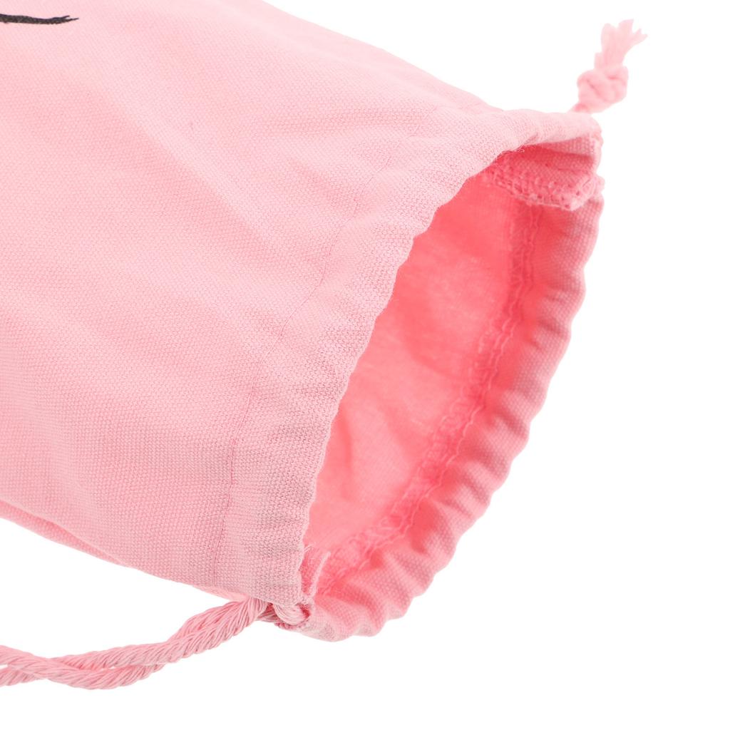 Portable Ballet Shoe Bag Canvas Drawstring Dance Pouch Water Resistant Organizer for Women Dance Class Rehearsal Travel