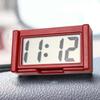 Mini Digital Clock Battery Operated Large Screen Digital Clock for Car Lightweight Car Accessories Self Adhesive Mini Clock