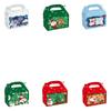 12PCS Festive Design Christmas Eve Gift Box Holiday Print Biscuit Packaging Box  Holiday Gift Giving