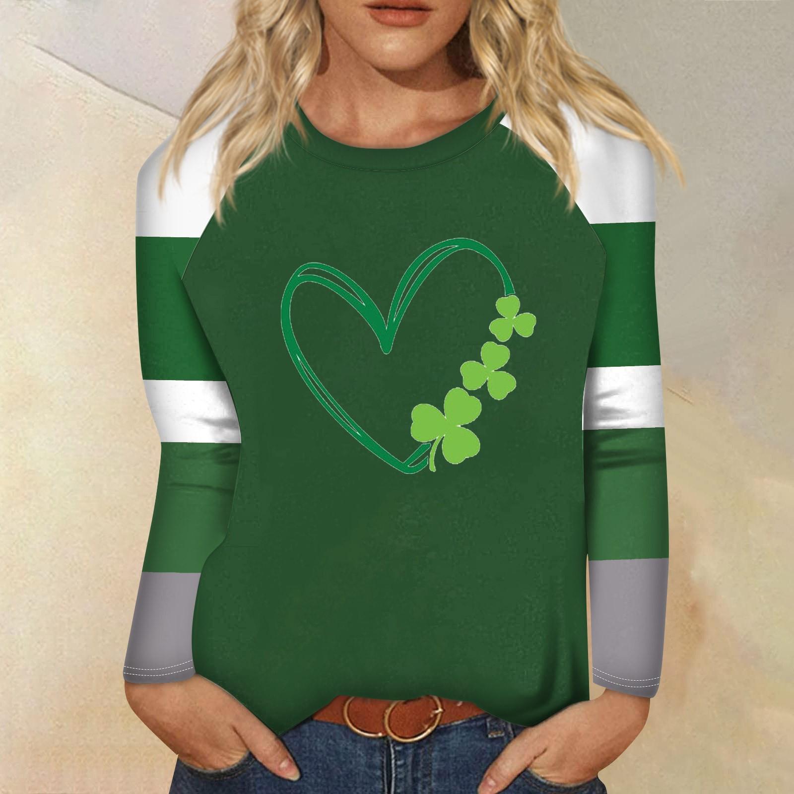 

Рубашка для женщин, модная повседневная футболка с рукавом реглан, круглым вырезом и длинным рукавом, свободная футболка с принтом, женский топ XXXL