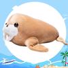 Soft Plush Stuffed Animal Walrus Pillow For Bedroom Or Office Decor