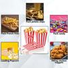 Affascinanti Scatole per Popcorn a Strisce da 20 Pezzi per Caramelle in Linea con i Temi delle Celebrazioni del Cinema