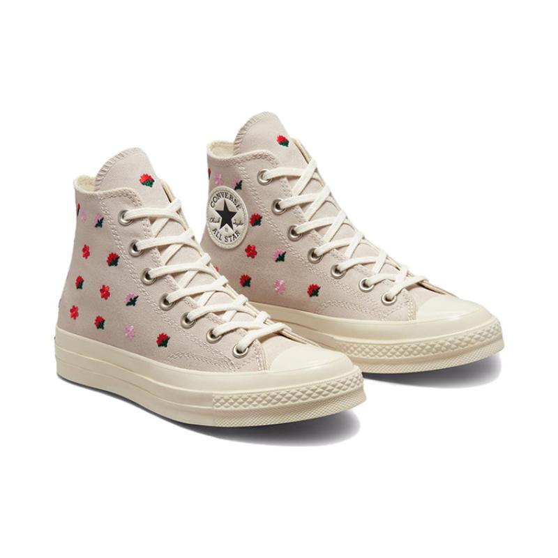 Converse 1970s Chuck Taylor All Star Comfortable and Versatile High Top Espadrilles Women's Off-White