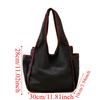 Large Capacity Tote Bag Foldable Eco-Friendly Bag Retro Shopping Bag  Portable Use