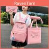 Casual Student Bookbag With Breathable Back System And Letter Print Design