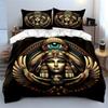 "Egyptian Eagle Eye Decor Set" Soft Skin-Friendly Bedding Set Includes 1 Duvet Cover And 2 Pillowcase, Gift