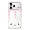 Kristall-Quadrat Miffy Hase iPhone 15/17/16 Pro Max Anti-Fall Hülle