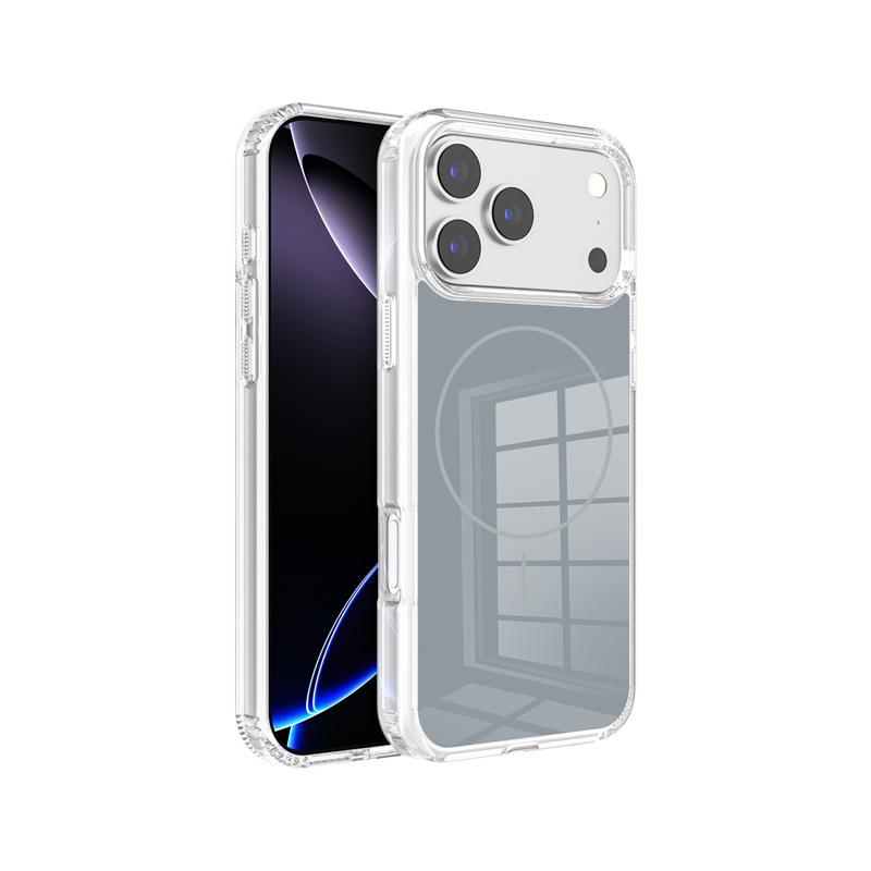 Space Case Is Suitable for Apple 17promax Mobile Phone Case Ins Macaron Color Samsung S26 Magnetic Anti-drop Protective Case.