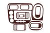 Panel Decor Dark Wood for Honda Civic Sedan VII 2001-2006