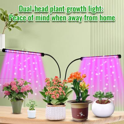 USB LED Pflanzenwachstumslampe mit 10 dimmbaren Stufen und Vollspektrum - Innenraumgarten Hydroponiksystem Licht mit Timer-Funktion