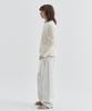 EZIO Fluffy Angora Round Knit_Ivory
