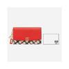 Daks Red Check Color Block Folding Wallet Dcwa1e403r2