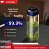 Large Capacity Portable Glass Tea Cup for Men and Women